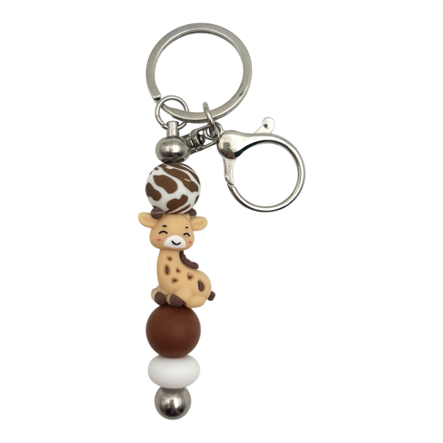 Porte-clé en billes - Girafe 🦒