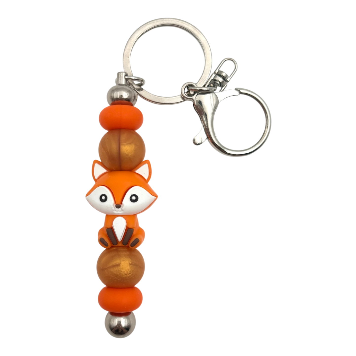 Porte-clé en billes - Renard 🦊