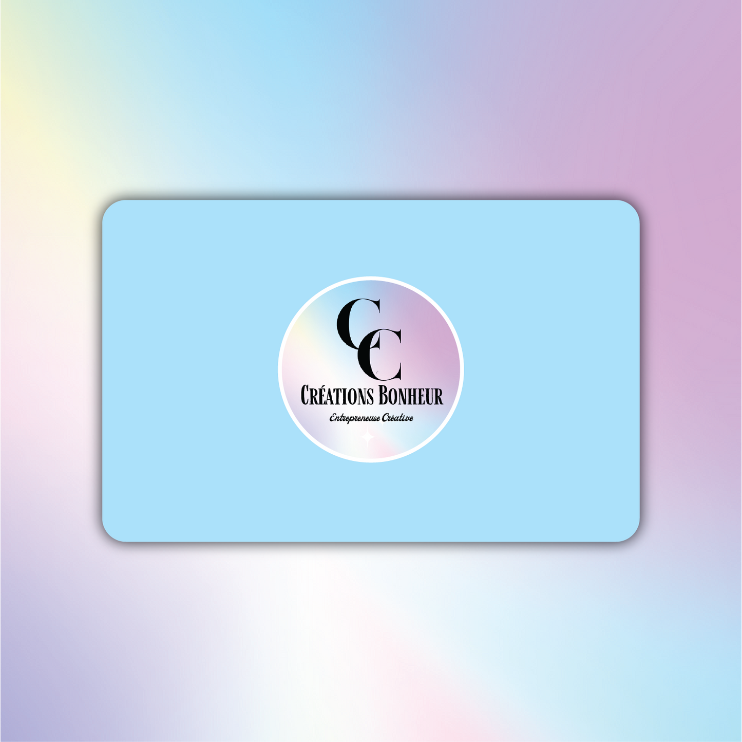 Carte cadeau C.C Créations Bonheur