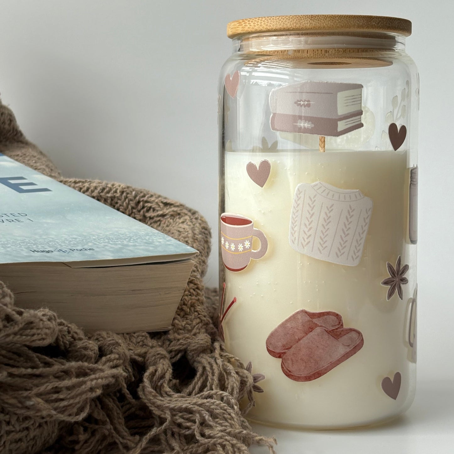 Verre chandelle 2 en 1 - Cocooning 🧦☕️