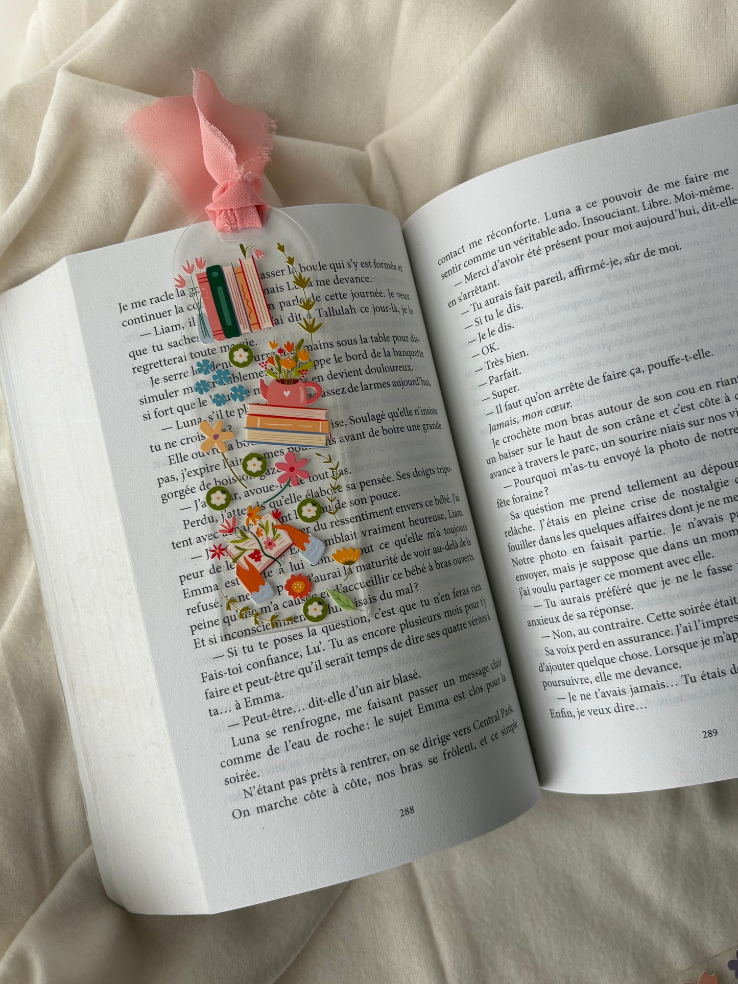 Signet en acrylique - Lecture enchantée 📖✨