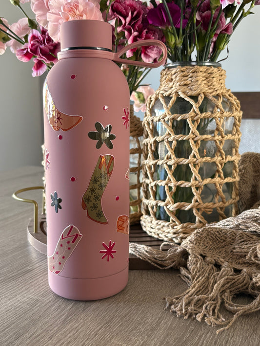 Bouteille isotherme (500 ml) cowgirl 🤠🌻