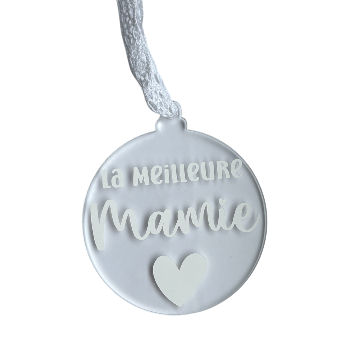 Ornement en acrylique - La meilleure Mamie✨