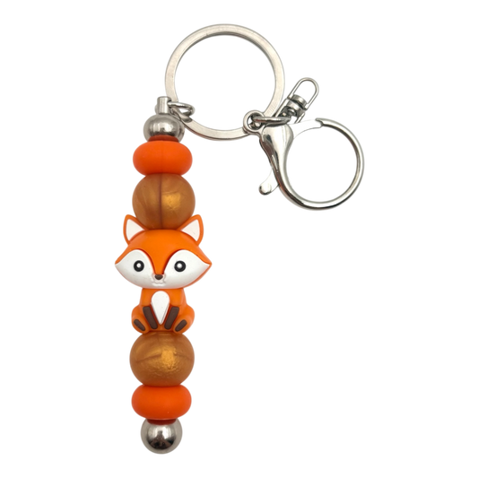 Porte-clé en billes - Renard 🦊