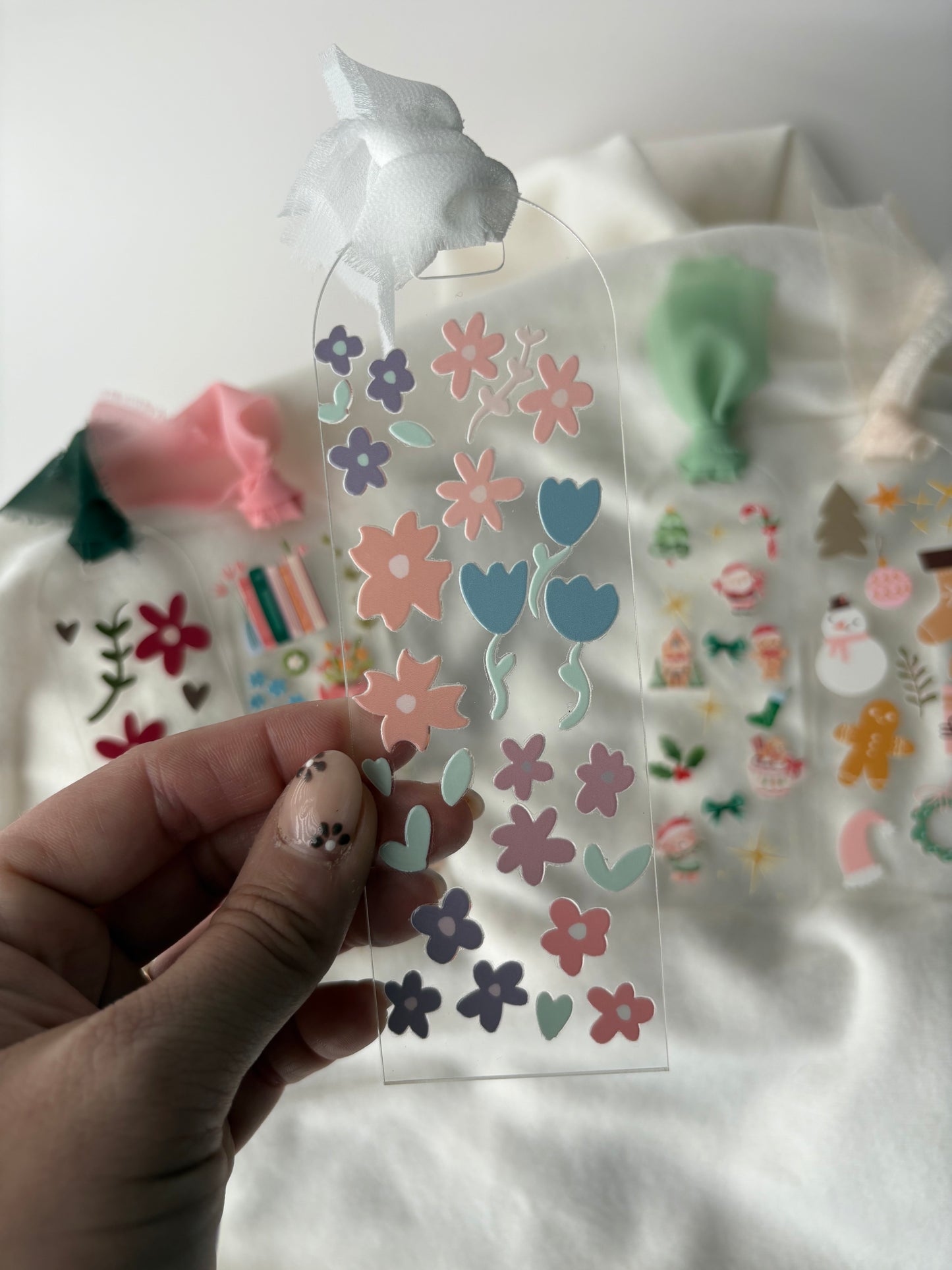 Signet en acrylique - Lecture fleurie 📖🌸