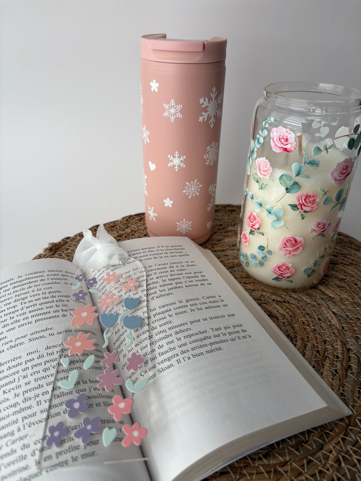 Signet en acrylique - Lecture fleurie 📖🌸