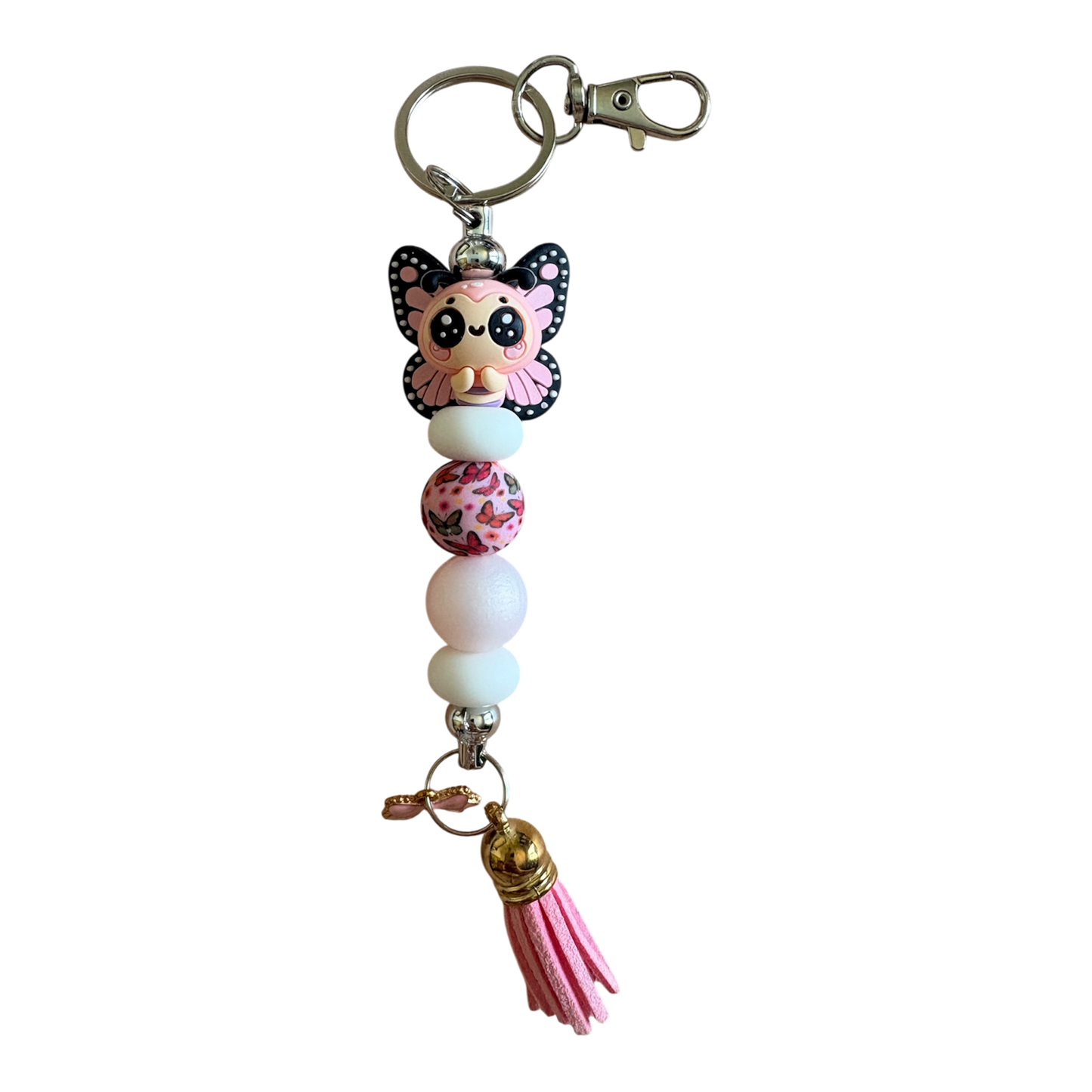 Porte-clé en billes - Papillon 🦋