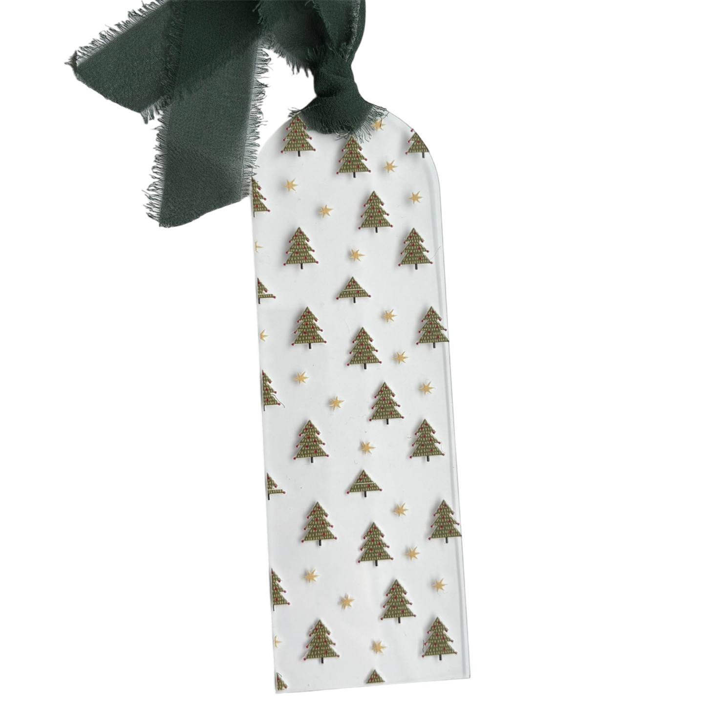 Signet en acrylique - Sapins 🎄