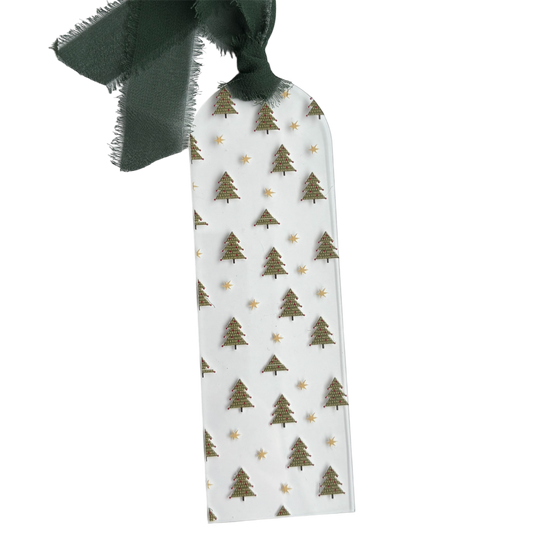 Signet en acrylique - Sapins 🎄