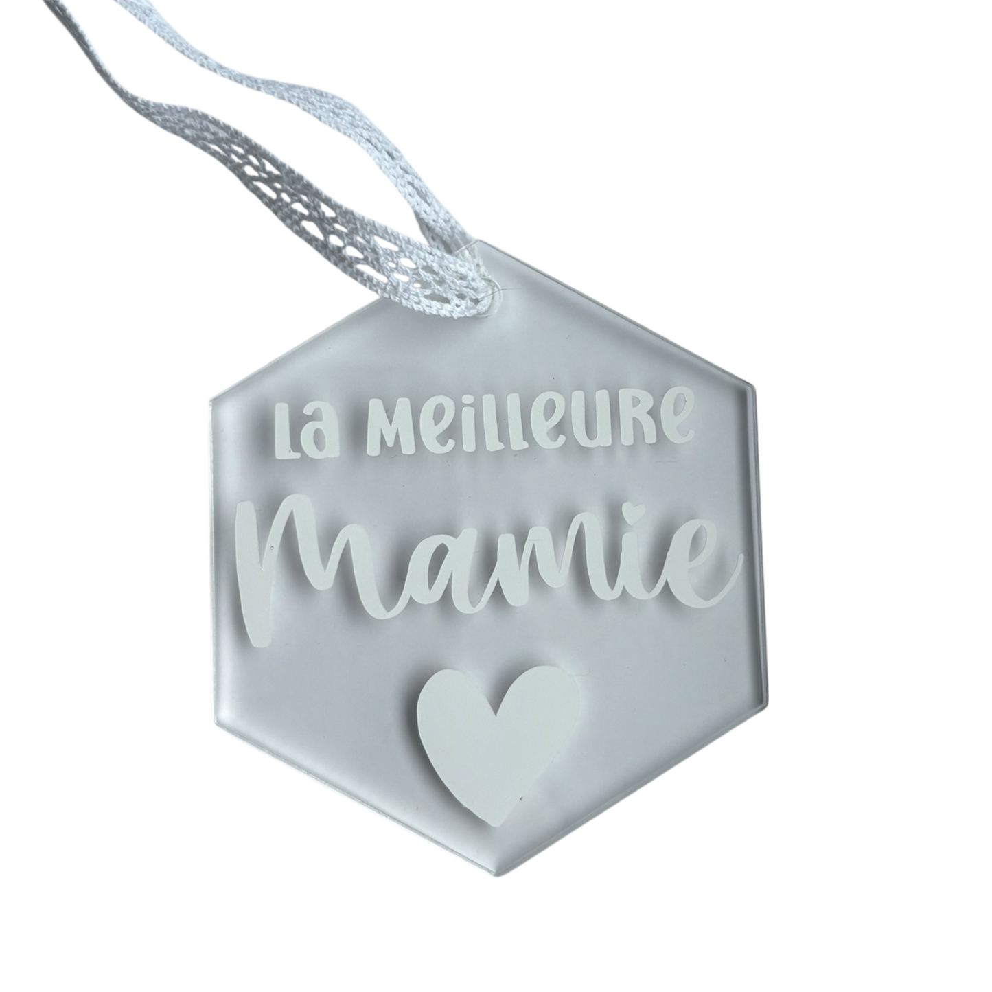 Ornement en acrylique - La meilleure Mamie✨