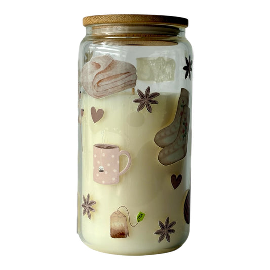 Verre chandelle 2 en 1 - Cocooning 🧦☕️