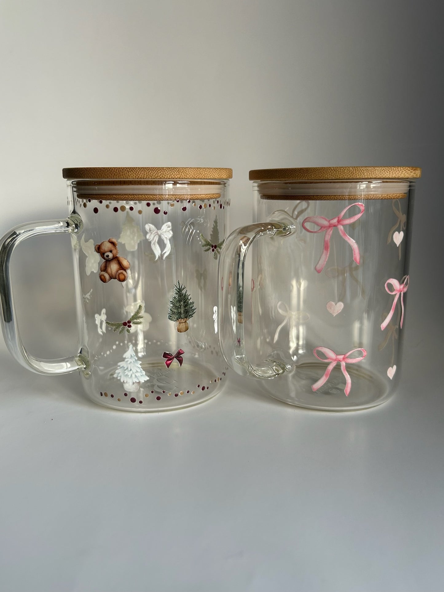 Tasse en verre avec couvercle et paille (17 oz) - Collection Mme Coach - Girlypop 🎀